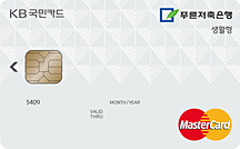 KB국민카드 푸른저축은행 생활형